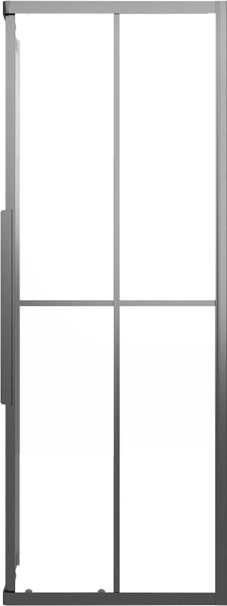 Furniture Limited - Douchecabine 70x70x180 Cm Mat ESG Zwart 8 Furniture Limited - Douchecabine 70x70x180 Cm Mat ESG Zwart - Afbeelding 6