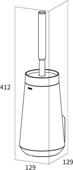 Tiger Tess - Toiletborstelhouder Met Swoop® Borstel Flexibel - Zwart / Antraciet -Badkamer Producten Winkel 519x1200 4