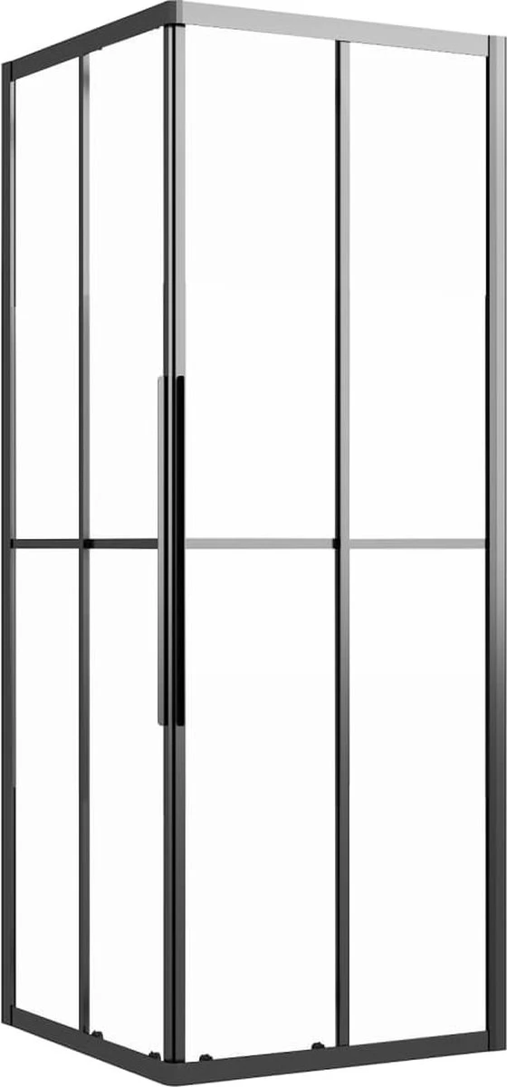 Furniture Limited - Douchecabine 70x70x180 Cm Mat ESG Zwart 3 Furniture Limited - Douchecabine 70x70x180 Cm Mat ESG Zwart