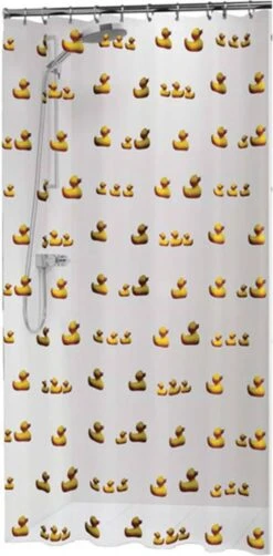 Sealskin Duckling Douchegordijn 180x200 Cm - PEVA - Geel