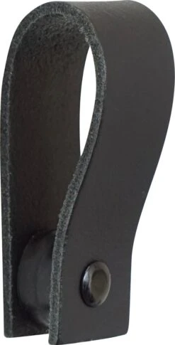 SETPRIJS - 2x Leren Magneet-lus - ZWART - Handles And More® (handdoekhaak - Handdoekhaakje - Handdoeklus - Handdoekhanger - Magnetische Handdoekhouder) -Badkamer Producten Winkel 611x1200