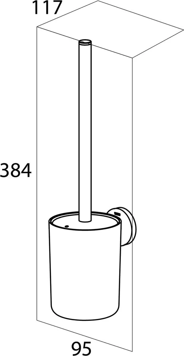 Tiger Urban - Toiletborstel Met Houder - Zwart 13 Tiger Urban - Toiletborstel Met Houder - Zwart - Afbeelding 11
