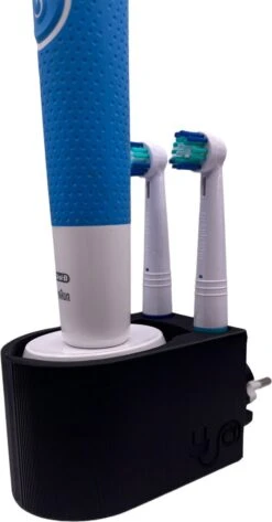 Plugware Oral-B Elektrische Tandenborstelhouder- Opzetborstelhouder - Zwart - Kabelloos Opladen - Badkamer Accessoires - Zonder Boren -Badkamer Producten Winkel 626x1200 6