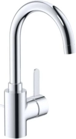 GROHE Eurosmart Cosmopolitan Wastafelkraan - Hoge C-uitloop - Met Trekwaste - Chroom - 32830001 -Badkamer Producten Winkel 653x1200 1