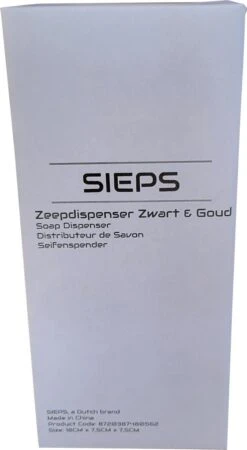 SIEPS Zeepdispenser - Zeeppompje Zwart & Goud - Vrijstaand 400 ML Zeephouder - Keramiek 11 SIEPS Zeepdispenser - Zeeppompje Zwart & Goud - Vrijstaand 400 ML Zeephouder - Keramiek -Badkamer Producten Winkel 659x1200 1
