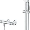 GROHE Precision Flow Thermostatische Douchekraan Met Douchegarnituur - EcoJoy® - 15cm - 34841000 -Badkamer Producten Winkel 660x1200
