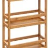 5Five Bamboe Badkamer Rek Extra Small Op Wielen - Staand Rek Met 3 Etages Voor In De Badkamer - Open Kastje Als Badkamerkast -Badkamer Producten Winkel 667x1200 1