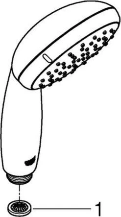 GROHE QuickFix Vitalio Start 100 Waterbesparende Douchekop - Ø 10 Cm - EcoJoy - 2 Straalstanden 25 GROHE QuickFix Vitalio Start 100 Waterbesparende Douchekop - Ø 10 Cm - EcoJoy - 2 Straalstanden -Badkamer Producten Winkel 669x1200