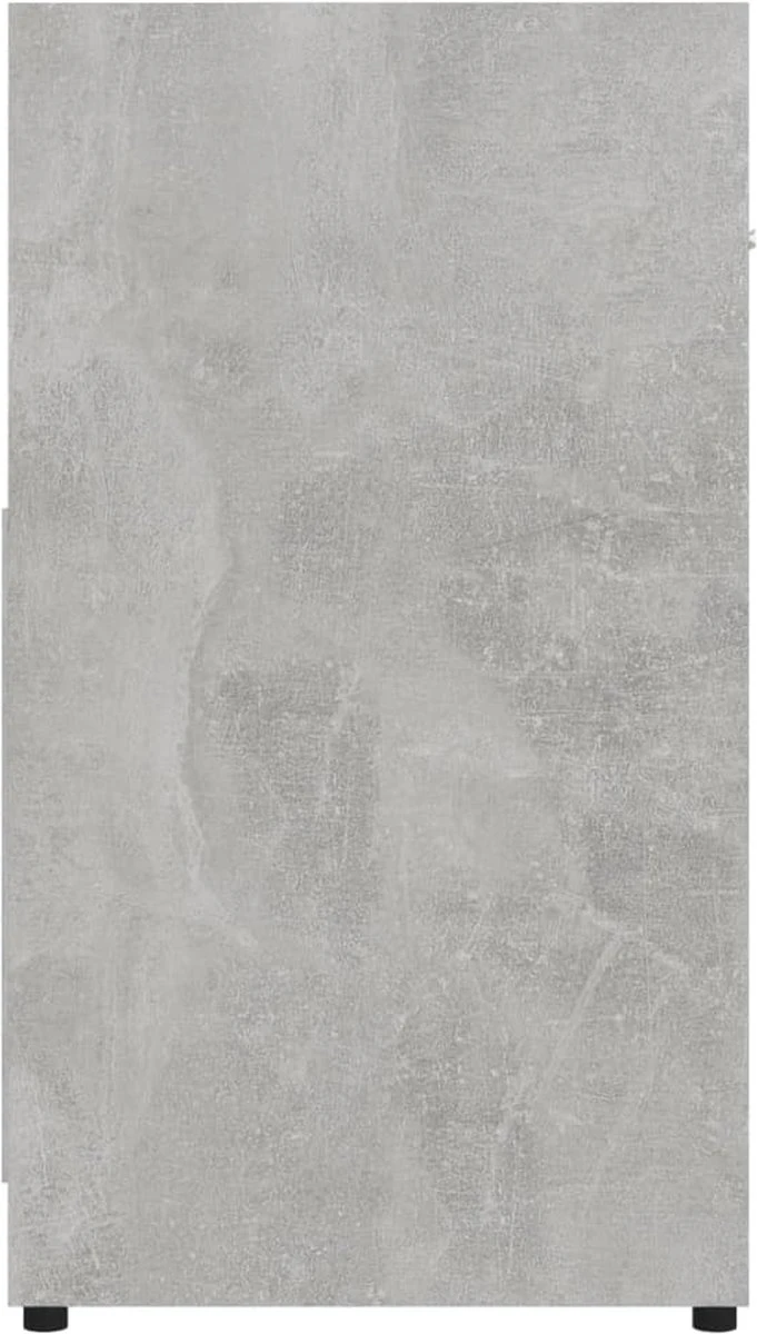 VidaXL Badkamerkast 60x33x61 Cm Spaanplaat Betongrijs 11 VidaXL Badkamerkast 60x33x61 Cm Spaanplaat Betongrijs - Afbeelding 9