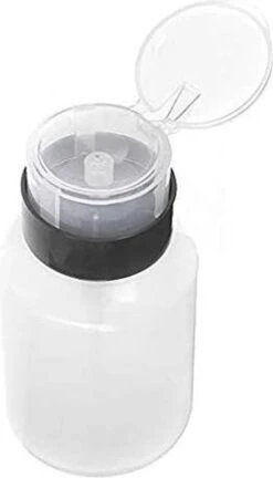 Doodadeals® Pompflesje - 2 Stuks X 220 Ml - Navulbaar - Pompfles - Pompflacon Leeg - 2x Pomp Dispenser - Voor Nagellak Remover - Make-up Remover - Alcohol -Badkamer Producten Winkel 686x1200 2