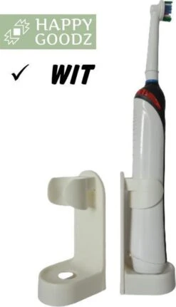 Crème Happy Goodz Shop 1 Stuk Kwalitatieve Elektrische Tandenborstelhouders WIT/Crème 1 Stuk Met Happy Goodz Installatiehandleiding - Geschikt Voor Oa Oral-B - Badkamer Accessoire - Zonder Boren- Met Alcoholdoekje -Badkamer Producten Winkel 688x1200 2