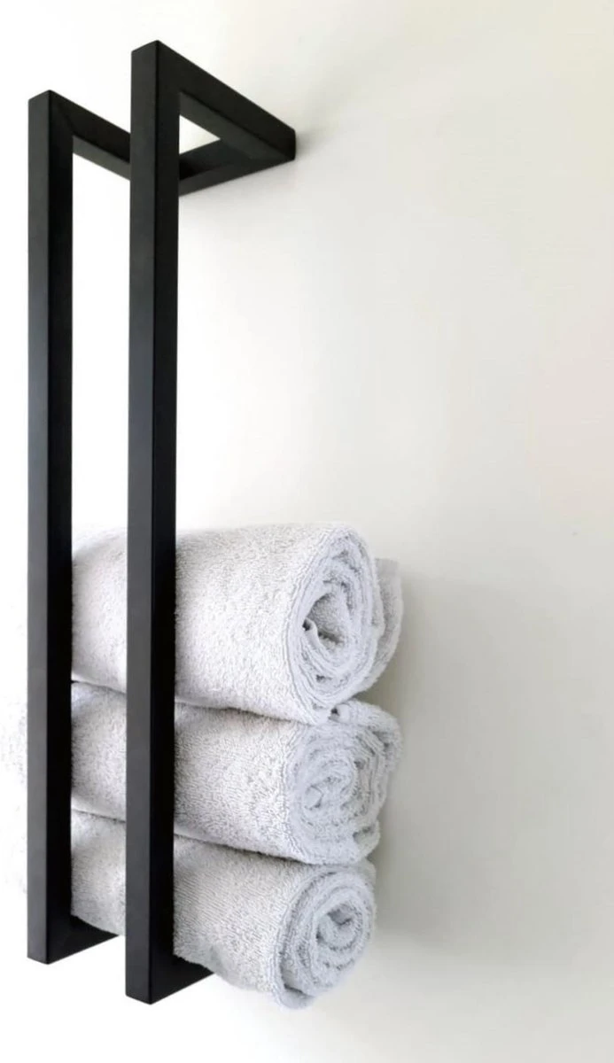 PROSIN® Luxe RVS Wc Rolhouder – Toiletrolhouder – Rollenhouder – Reserverolhouder Zwart – Handdoekrek - Handoekkenrek - Handdoekhouder - Opbergrek – Rek – Mat Zwart – Hangend – Zelfklevend - Modern 4 PROSIN® Luxe RVS Wc Rolhouder – Toiletrolhouder – Rollenhouder – Reserverolhouder Zwart – Handdoekrek - Handoekkenrek - Handdoekhouder - Opbergrek – Rek – Mat Zwart – Hangend – Zelfklevend - Modern - Afbeelding 2