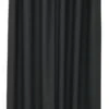 Merkloos Douchegordijn 180x200cm Peva 300G Zwart Inclusief Ringen -Badkamer Producten Winkel 694x1200