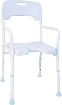 Drive Douchestoel Dsf 130 Opvouwbaar - Hygiene Uitsparing -Badkamer Producten Winkel 713x1200