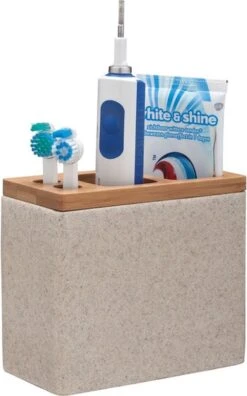 Sealskin Grace Tandenborstelhouder Vrijstaand - Zand -Badkamer Producten Winkel 748x1200 4