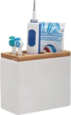 Sealskin Grace Tandenborstelhouder Vrijstaand - Wit -Badkamer Producten Winkel 751x1200 2