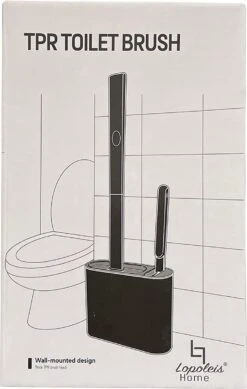 Lopoleis WC Borstel – Toiletborstel – Gesloten Bodem – WC Borstel Met Randreiniger – Siliconen – Grijs – WC Borstel Met Houder – Vrijstaand – Hangend – WC Borstel En Houder -Badkamer Producten Winkel 761x1200 1