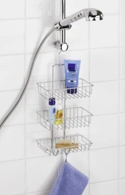 WENKO Doucherek Nivala 3-laags Chroom - Doucherek Zonder Boren - Doucherek Hangend 17 WENKO Doucherek Nivala 3-laags Chroom - Doucherek Zonder Boren - Doucherek Hangend -Badkamer Producten Winkel 769x1200 1