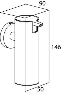 Tiger Boston - Zeepdispenser 125 Ml - RVS Geborsteld -Badkamer Producten Winkel 789x1200 4