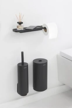 Brabantia MindSet WC Rolhouder Met Plankje - Mineral Infinite Grey -Badkamer Producten Winkel 799x1200 13