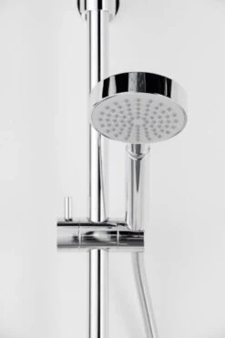 Ben Vira One Douchekop - 1 Straalsoort - 10cm - Chroom - Handdouche -Badkamer Producten Winkel 800x1200 1