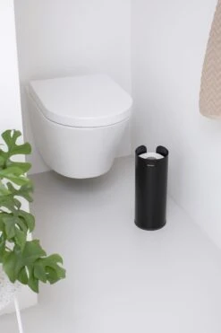 Brabantia ReNew Reserverolhouder - Matt Black -Badkamer Producten Winkel 800x1200 46