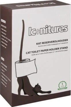 KAT Reserverolhouder - Toiletrolstandaard - Keukenrolhouder - WC Rolhouder Staand - Toiletrolhouder Staand - Reserverolhouders - Poes -Badkamer Producten Winkel 800x1200 47