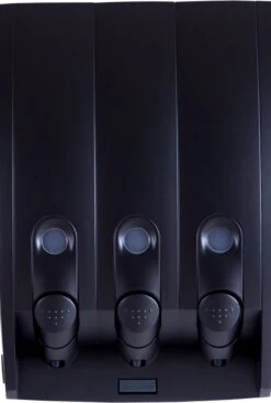 Aquathof, Zeepdispenser, Mat Zwart, 3 Kamer, 3 Reservoirs, 3x350ml, Hangend, Wandmontage -Badkamer Producten Winkel 810x1200 5