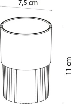 Sealskin Brave Tandenborstelbeker Vrijstaand - Zwart -Badkamer Producten Winkel 818x1200 3