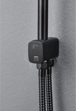 Livarno Home Regendouche Set Zwart 80-120cm Hoogte Verstelbaar -Badkamer Producten Winkel 824x1200