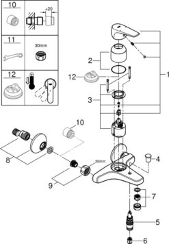 GROHE QuickFix Start Flow Badkraan - Met Omstel En Koppelingen - Chroom - 23772000 11 GROHE QuickFix Start Flow Badkraan - Met Omstel En Koppelingen - Chroom - 23772000 -Badkamer Producten Winkel 833x1200 2