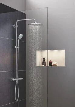 GROHE Euphoria 260 Regendouche - ø 26cm - Met Thermostaatkraan - Chroom -Badkamer Producten Winkel 837x1200