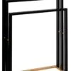 Handdoekrek Badkamer - Handdoekrek - Handdoekladder - Handdoekrek Zonder Boren - Handdoekrek Vrijstaand - Handdoekenrek Badkamer - Handdoekenrek Vrijstaand - Handdoekenrek - Handdoekenladder - Zwart - Hout - Zonder Boren -Badkamer Producten Winkel 841x1200 1