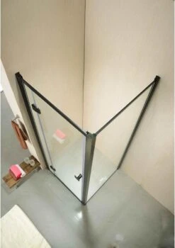 Vips Douchecabine 90 X 90 Met Zwart Aluminium Profiel - CE Gekeurd Veiligheidsglas Met NANO Coating - Vierkant -Badkamer Producten Winkel 847x1200 1