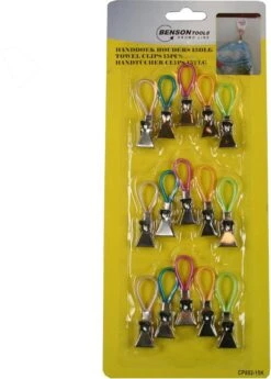 Merkloos Benson Handdoekhouders - Handdoekclips - 15 Stuks -Badkamer Producten Winkel 859x1200 1