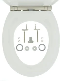 Tiger Boston - Toiletbril - WC Bril - Duroplast - Wit / RVS Geborsteld -Badkamer Producten Winkel 889x1200 1