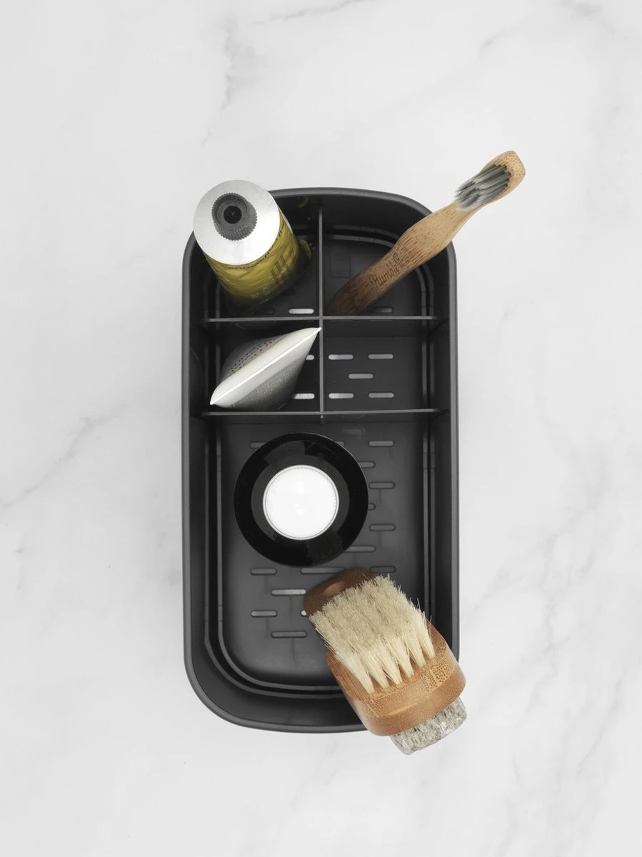 Brabantia ReNew Tandenborstelhouder - 11 X 19,6 X 9,9 Cm - Dark Grey 13 Brabantia ReNew Tandenborstelhouder - 11 X 19,6 X 9,9 Cm - Dark Grey - Afbeelding 11