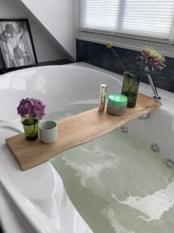 Badplank Licht Eikenhout