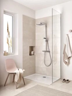 GROHE QuickFix Vitalio Start 250 Regendouche - □ 25 Cm - Vierkant - Met Thermostaatkraan - Chroom -Badkamer Producten Winkel 900x1200 20