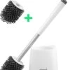 Toiletborstel Siliconen Met Houder - Sneldrogend, Hygiënisch & Antibacteriële Werking - WC Borstel - Toilet Borstel Houder (EXTRA SILICONE BORSTEL GRATIS) -Badkamer Producten Winkel 906x1200 4