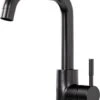 Selotus Badkamer & Keuken Kraan Zwart Inclusief Aansluitingen - - Keuken Kraan - Wastafel Kraan - Zwart -Badkamer Producten Winkel 924x1200 2