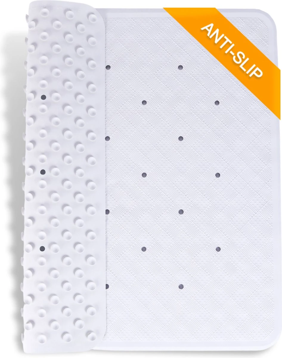 Douchemat Antislip Wit - 53 X 53 Cm - Antislipmat Douche - Badmat 3 Douchemat Antislip Wit - 53 X 53 Cm - Antislipmat Douche - Badmat