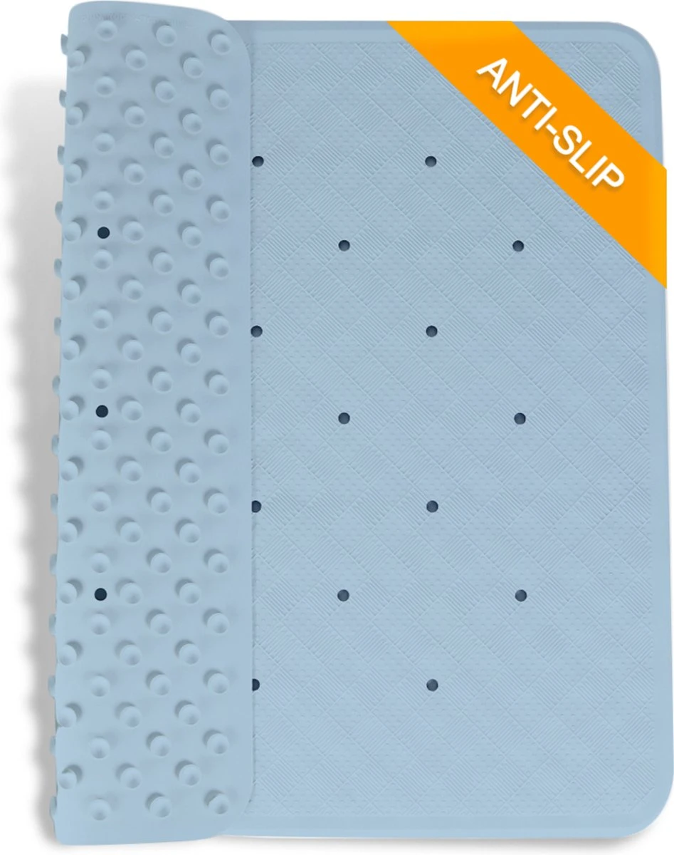 Douchemat Antislip Blauw - 53 X 53 Cm - Antislipmat Douche - Badmat 3 Douchemat Antislip Blauw - 53 X 53 Cm - Antislipmat Douche - Badmat