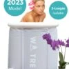 WOTRE Zitbad - Bath Bucket - Ijsbad - Wim Hof Methode - Bad Voor Volwassenen - Mobiele Badkuip - Grijs - 180L -Badkamer Producten Winkel 960x1200