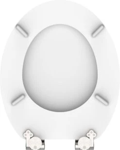 SCHÜTTE WC-Bril 84100 WHITE - MDF-Hout - Soft Close - Verchroomde Scharnieren - Gelakt - Wit -Badkamer Producten Winkel 962x1200 2