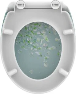 SCHÜTTE WC-Bril 82381 FLOWER IN THE WIND - Duroplast - Soft Close - Afklikbaar - RVS-Scharnieren - Decor - 3-zijdige Print -Badkamer Producten Winkel 975x1200 1