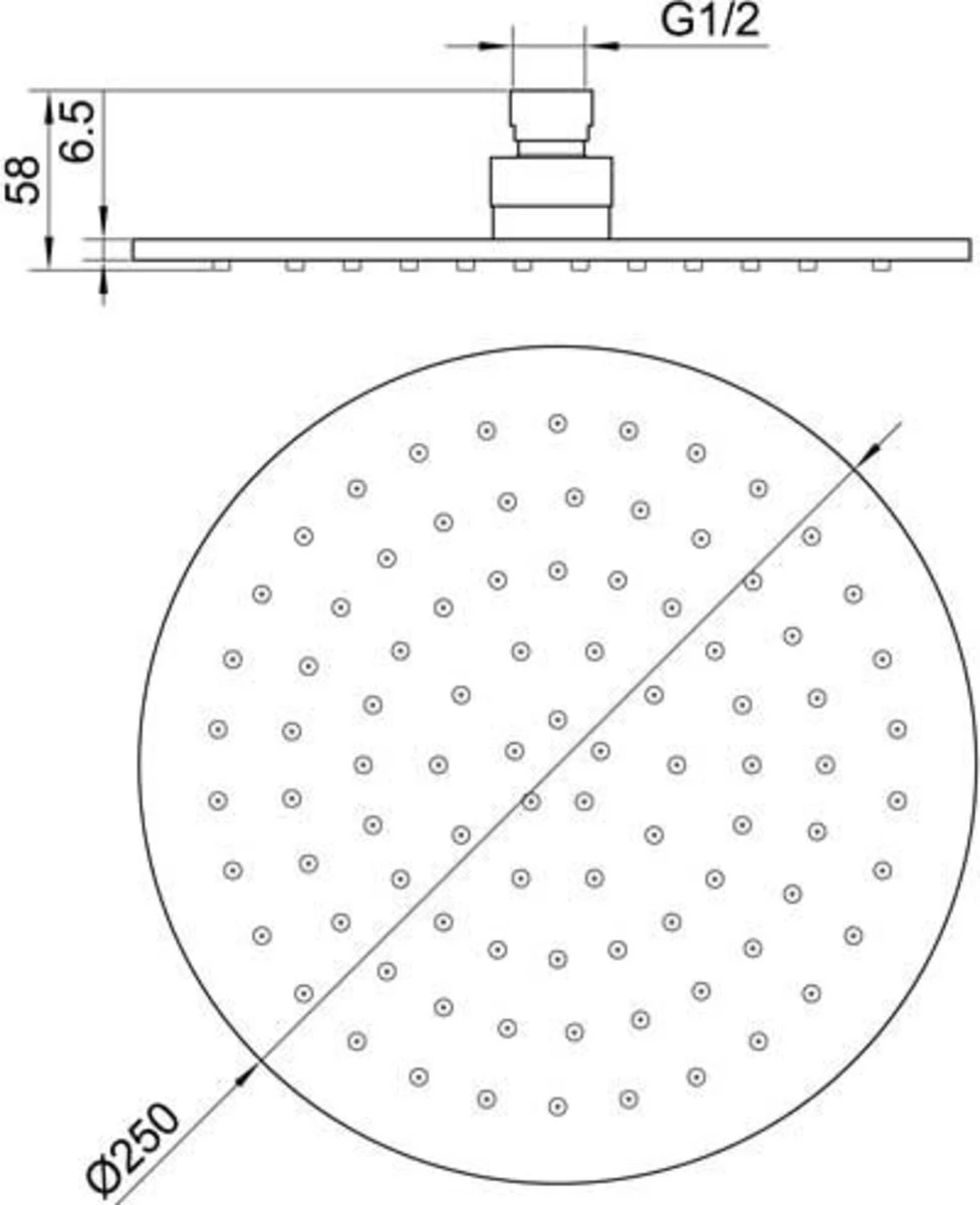 Ben Promo Hoofddouche - 20 Cm - Kunststof - Chroom - Douchekop 5 Ben Promo Hoofddouche - 20 Cm - Kunststof - Chroom - Douchekop - Afbeelding 3