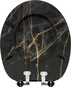 Kamyra® Toiletbril Met Softclose & Print - Toiletbrillen, WC Bril, Brillen, Toiletzitting - Zwart Marmer - 37.5x43.5 Cm 11 Kamyra® Toiletbril Met Softclose & Print - Toiletbrillen, WC Bril, Brillen, Toiletzitting - Zwart Marmer - 37.5x43.5 Cm -Badkamer Producten Winkel 982x1200 2