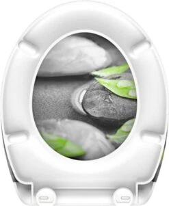 SCHÜTTE WC-Bril 82374 STONE - Duroplast - Soft Close - Afklikbaar - RVS-Scharnieren - Decor - 3-zijdige Print -Badkamer Producten Winkel 985x1200 1